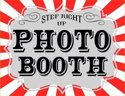 Free Printable Photo Booth Sign Template Of Carnival Games and Printables Part 2 the Red Balloon
