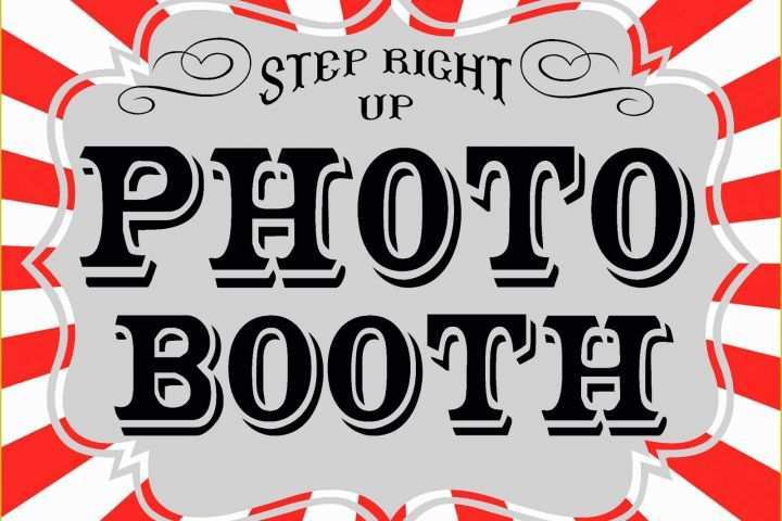 Free Printable Photo Booth Sign Template Of Carnival Games and Printables Part 2 the Red Balloon