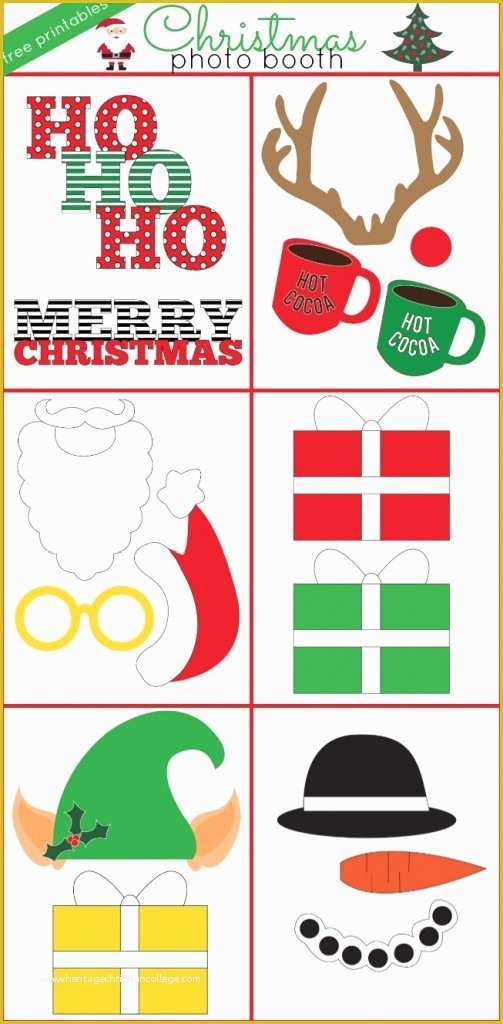 Free Printable Photo Booth Sign Template Of Christmas Booth Free Printables