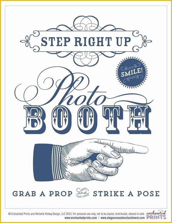 Free Printable Photo Booth Sign Template Of Diy Booth Guide