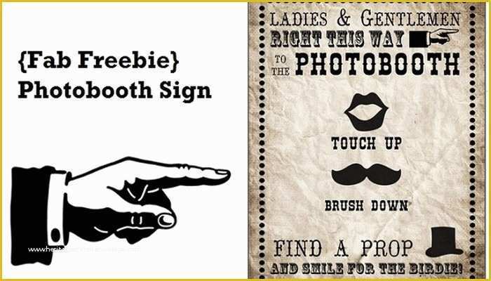 Free Printable Photo Booth Sign Template Of Free Booth Sign Printable Vintage Carnival Style