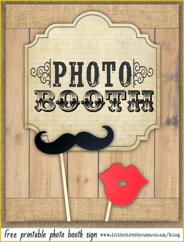 Free Printable Photo Booth Sign Template Of Free Printable Western Templates