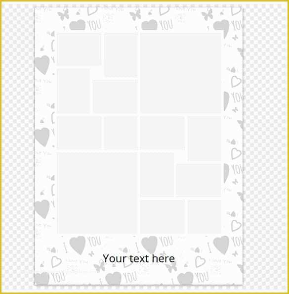 Free Printable Photo Collage Template Of 25 Collage Templates Psd Vector Eps Ai