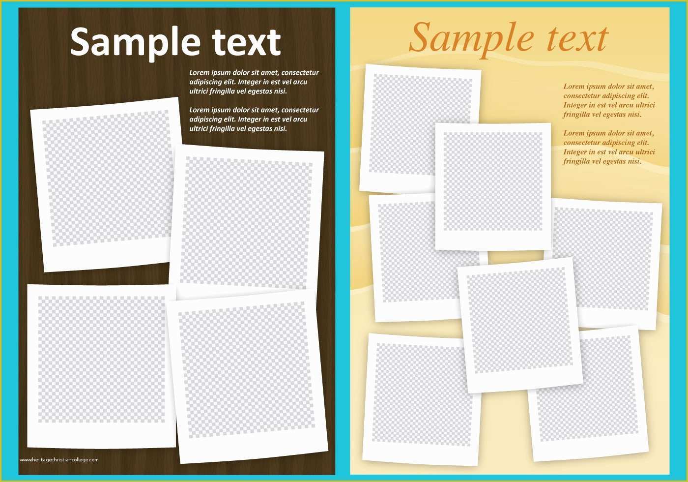 Free Printable Photo Collage Template Of Collage Templates Download Free Vector Art Stock