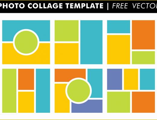 Free Printable Photo Collage Template Of Collage Templates Vector Download Free Vector Art
