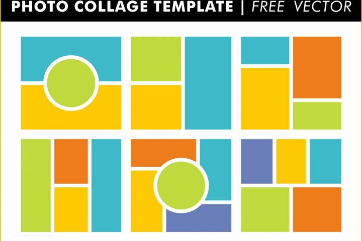 Free Printable Photo Collage Template Of Collage Templates Vector Download Free Vector Art