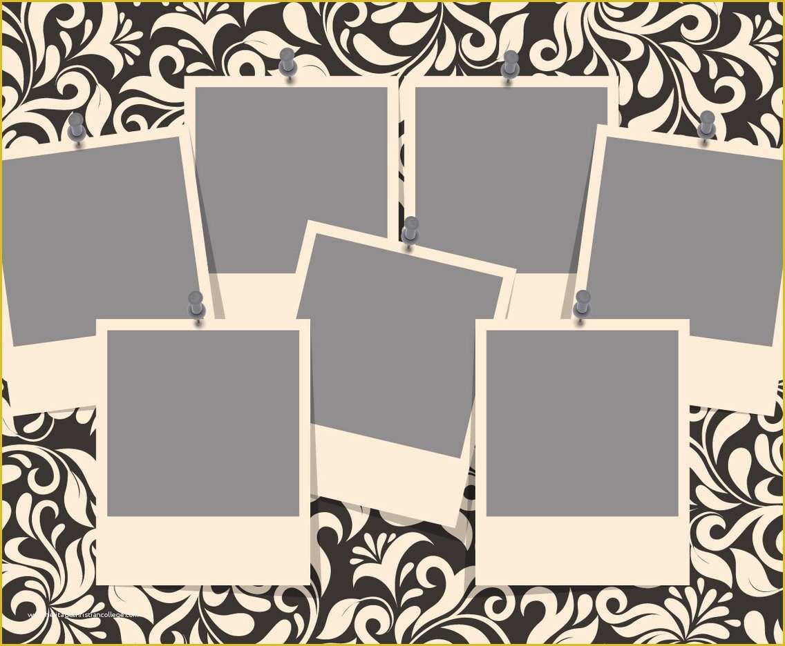 free-printable-photo-collage-template-of-damask-collage-template-vector