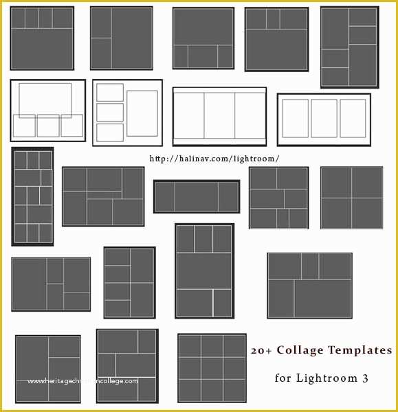 Free Printable Photo Collage Template Of Free Lightroom Collage Templates