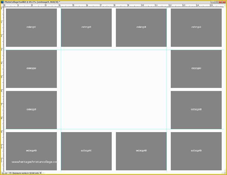 Free Printable Photo Collage Template Of Collage Templates Vector 