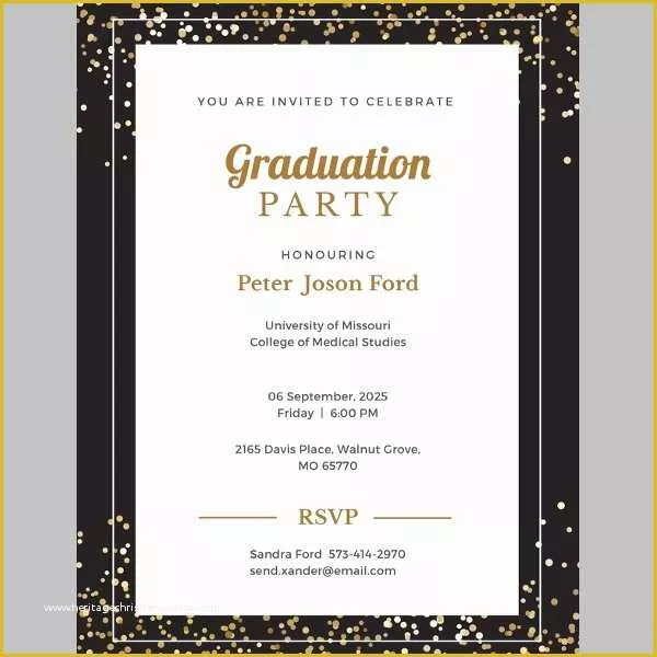 Free Printable Preschool Graduation Invitation Templates Of 38 Printable Graduation Invitations Psd Ai