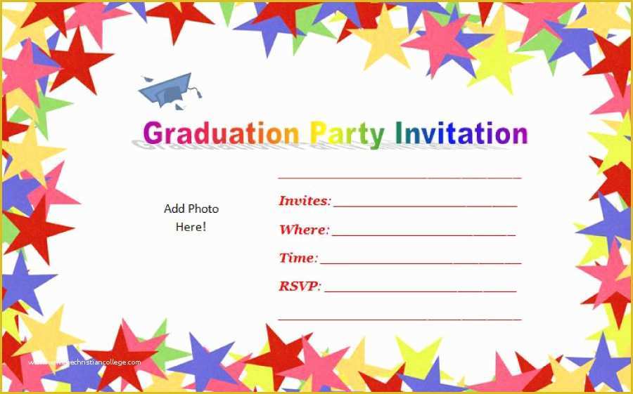 Free Printable Preschool Graduation Invitation Templates Of 40 Free Graduation Invitation Templates Template Lab