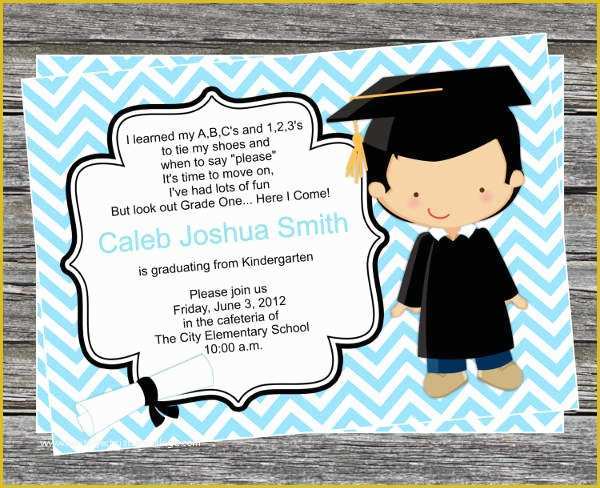 Free Printable Preschool Graduation Invitation Templates Of 42 Printable Graduation Invitations Psd Ai Word