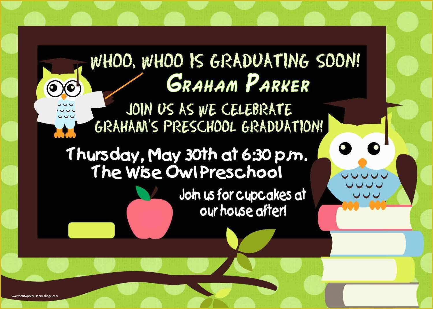 Free Printable Preschool Graduation Invitation Templates Of Preschool Graduation Invitations Preschool Graduation