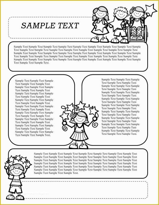 Free Printable Preschool Newsletter Templates Of 16 Preschool Newsletter Templates Easily Editable and