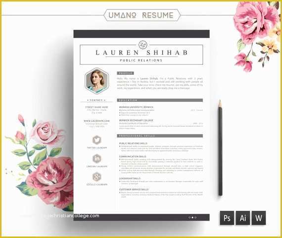 Free Printable Professional Resume Templates Of Resume Template &amp; Free Cover Letter for Word Ai Psd Diy