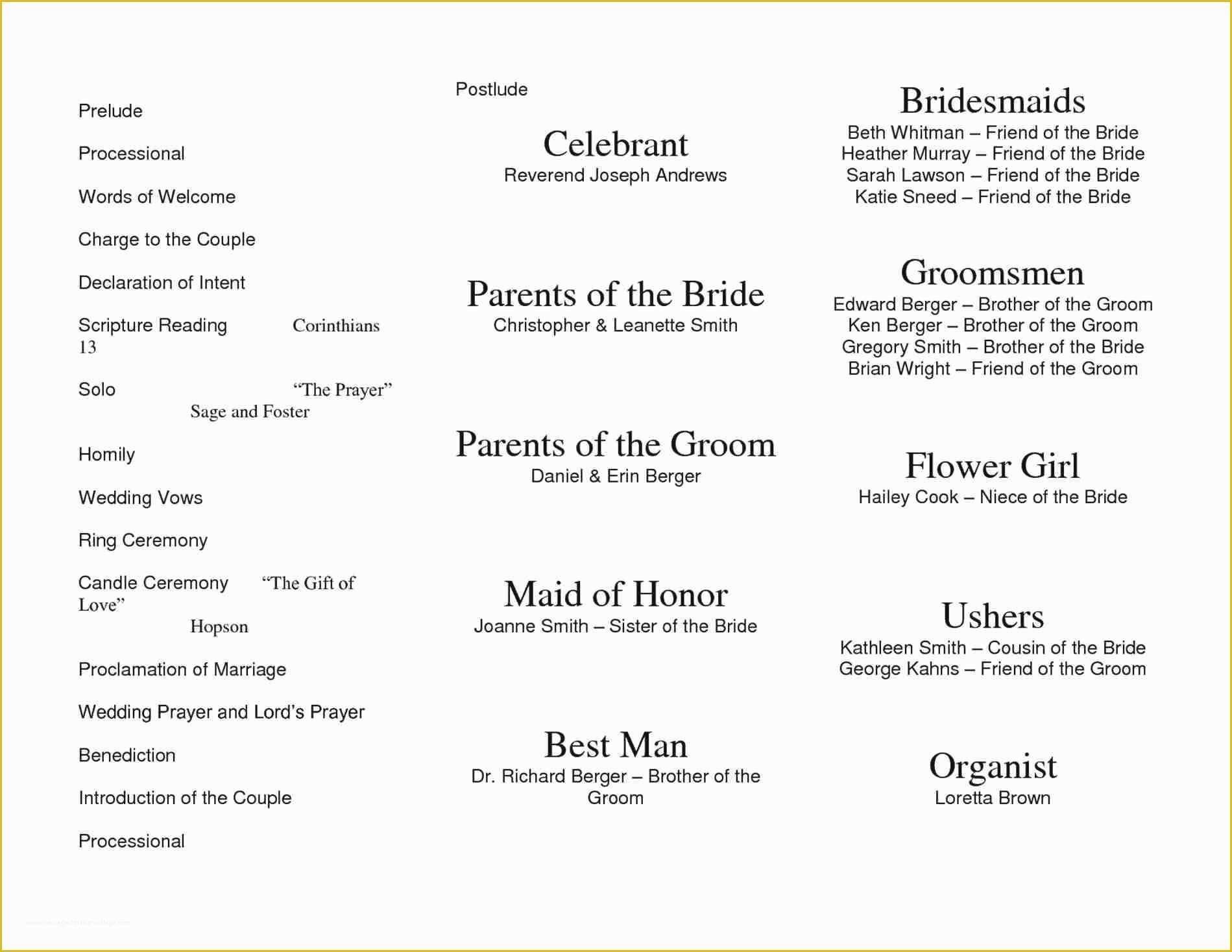 Free Printable Program Templates for Church Of Unique Free Pastor and Wife Anniversary Program Template