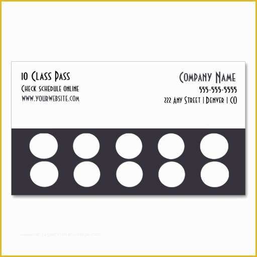 Free Printable Punch Card Template Of Punch Card Template