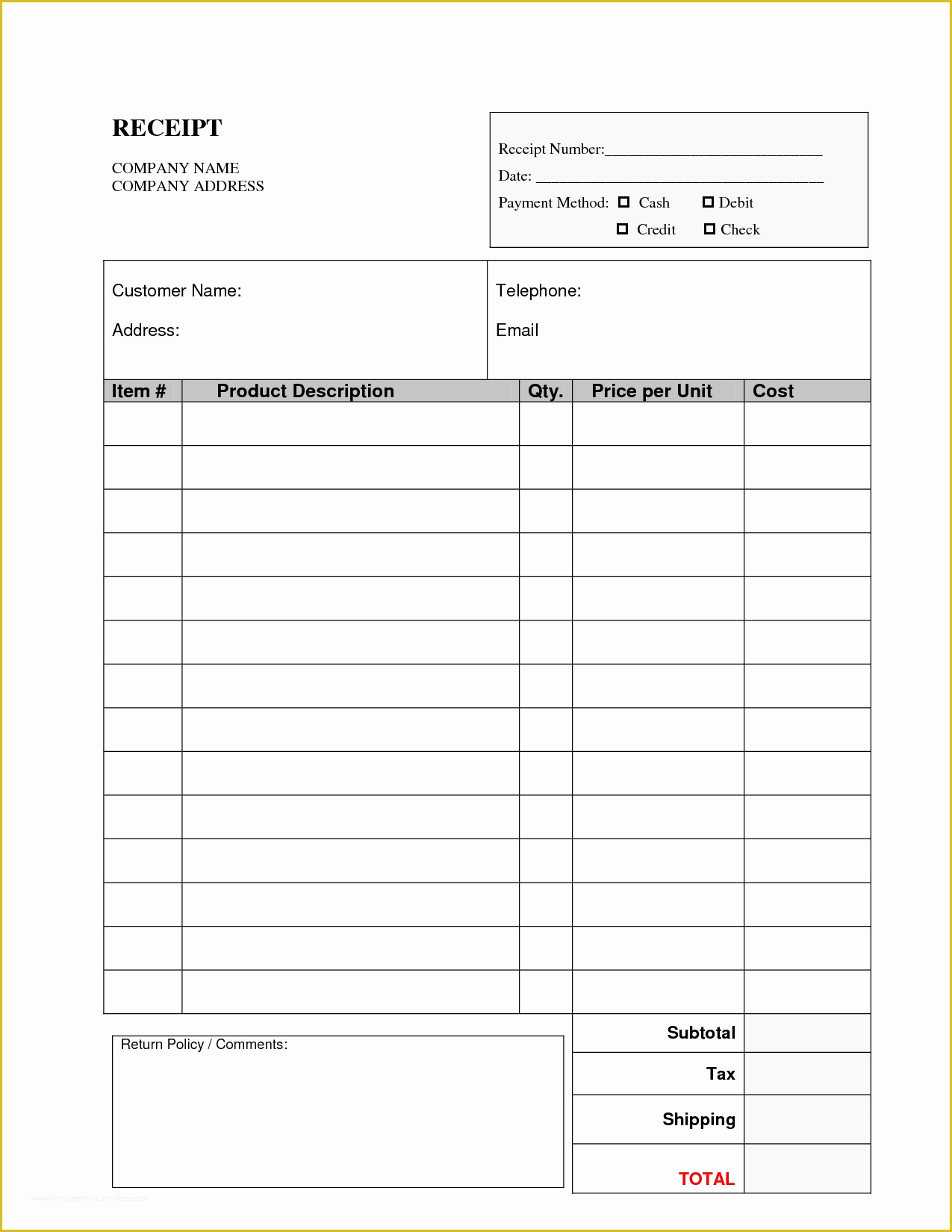 Free Printable Receipt Template Of 7 Best Of Free Printable Doctor Receipt Medical