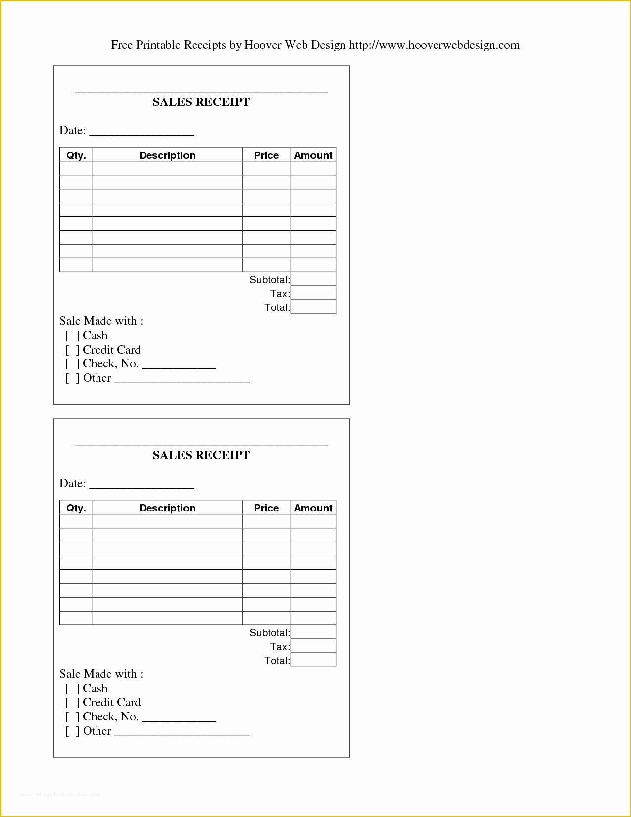 Free Printable Receipt Template Of Blank Receipt form Example Mughals