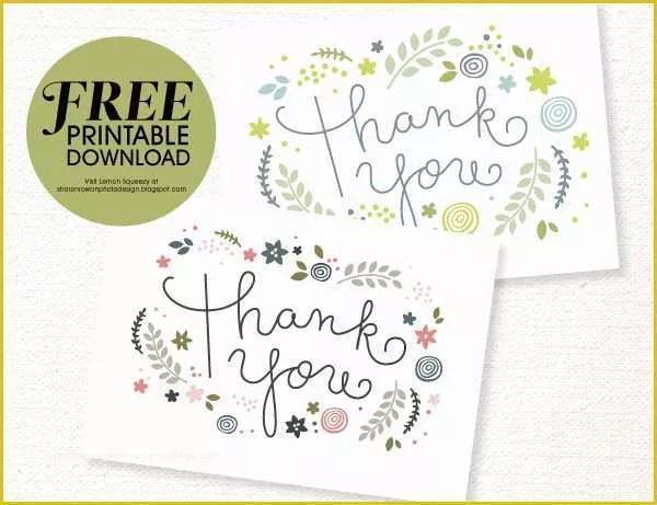Free Printable Religious Business Card Templates Of Free Printable Thank You Card Download She Sharon