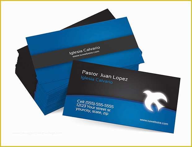Free Printable Religious Business Card Templates Of Minister Pastor Card Digital316