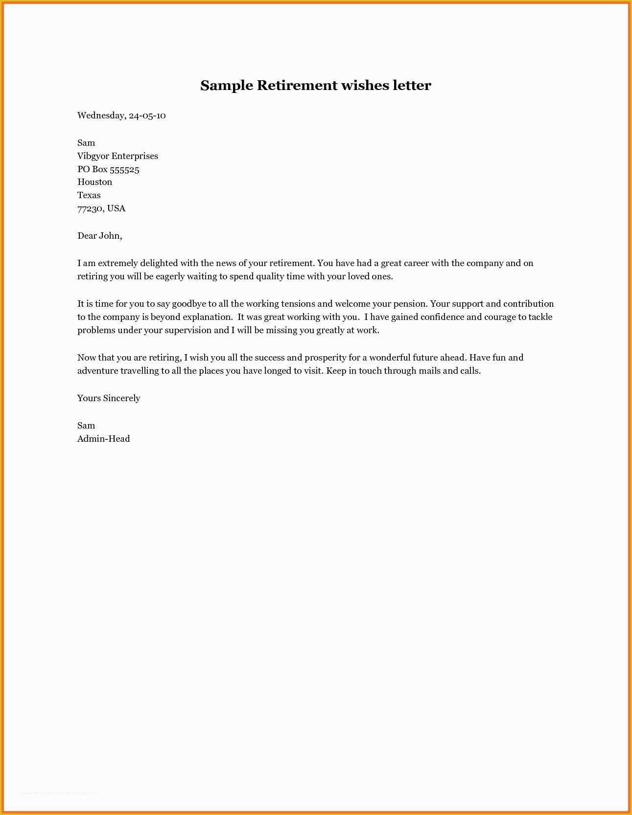 Free Printable Resignation Letter Template Of Retirement Letter to Employer Template Samples
