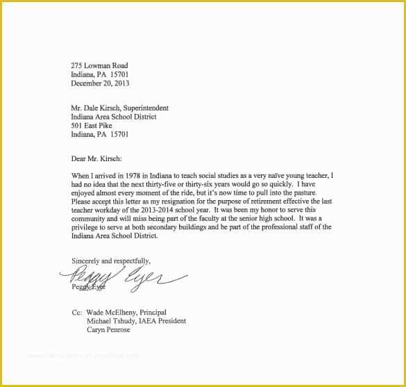 Free Printable Resignation Templates Of 37 Simple Resignation Letter Templates Pdf Doc