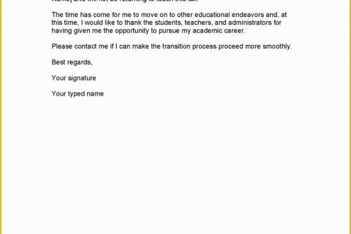 Free Printable Resignation Templates Of How to Write A Resignation Letter Template Free Word