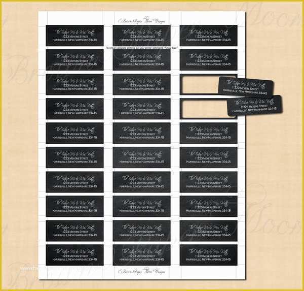 Free Printable Return Address Labels Templates Of 9 Sample Return Address Label Templates to Download