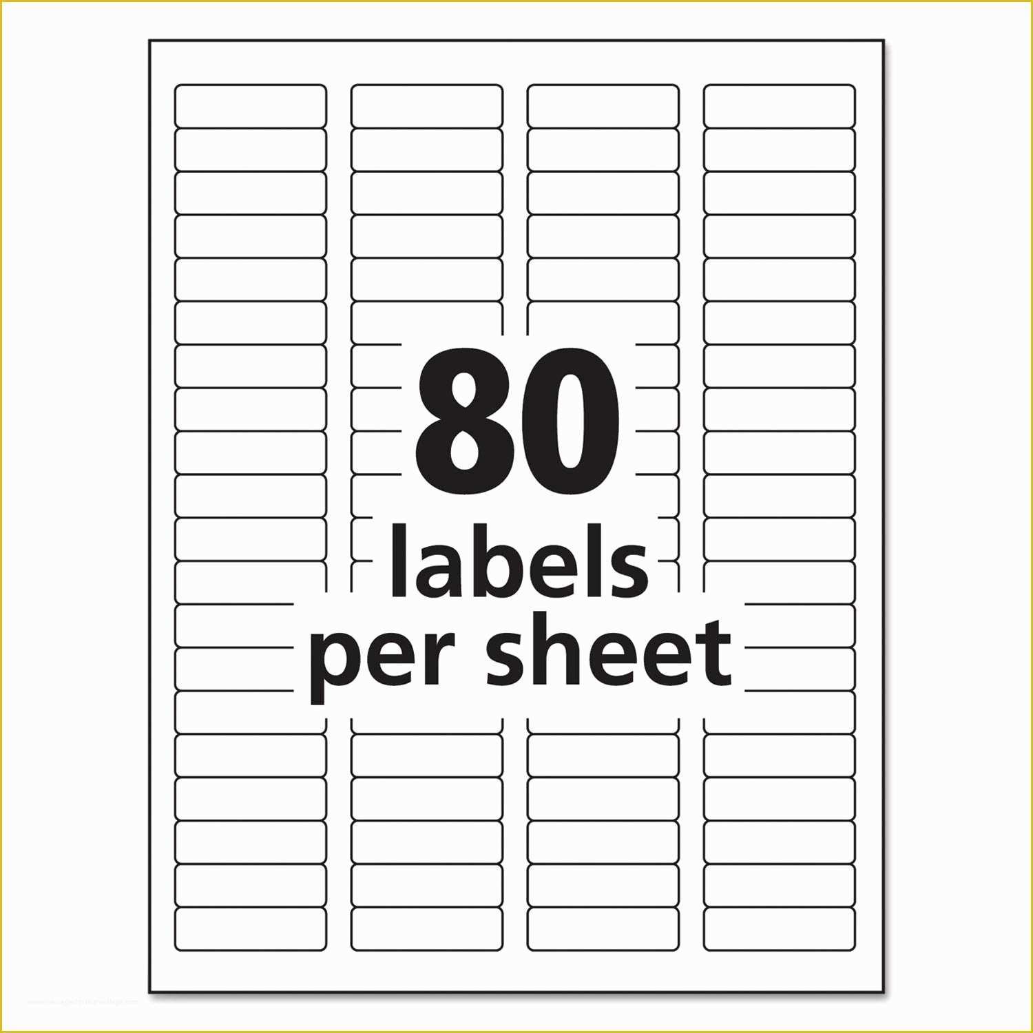 Free Printable Return Address Labels Templates Of Christmas Return Address Labels Template for 80 Per Sheet
