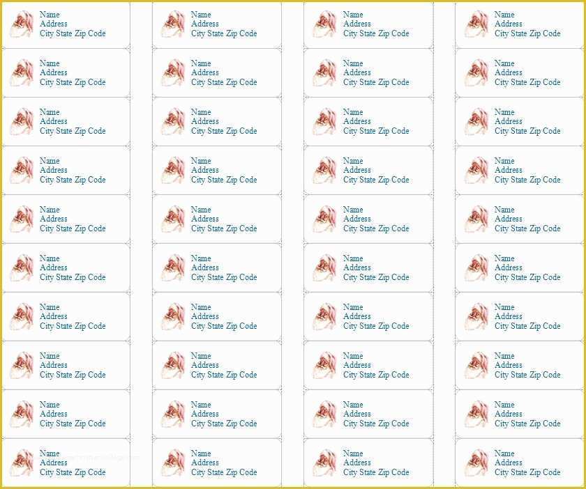 Free Printable Return Address Labels Templates Of Beautiful Free 