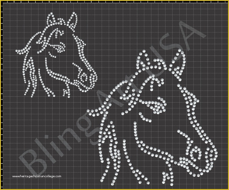 Free Printable Rhinestone Templates Of Horse Rhinestone Download File Equestrian Template Pattern