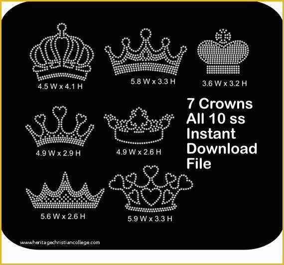 free-printable-rhinestone-templates-of-rhinestone-crown-template-bling