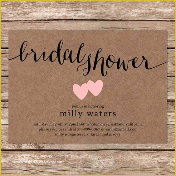 Free Printable Rustic Bridal Shower Invitation Templates Of A List Of Fun Bridal Shower Ideas to Get You Inspired