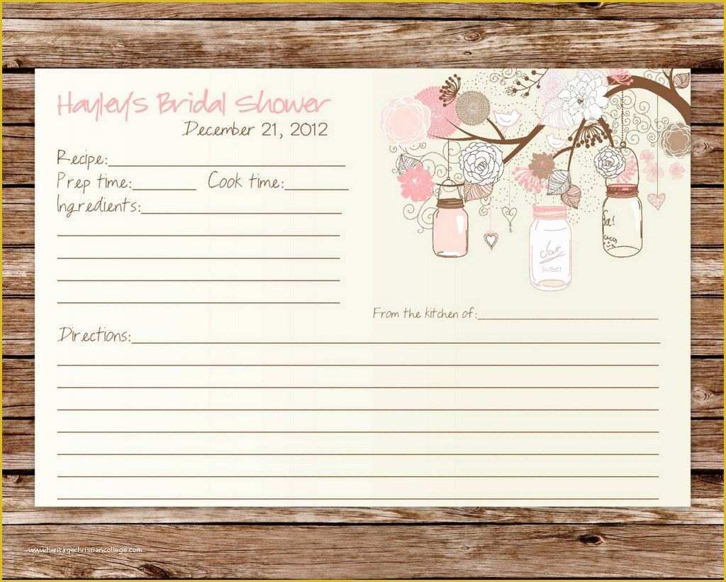 Free Printable Rustic Bridal Shower Invitation Templates Of Custom Printable Rustic Vintage Mason Jars Bridal Shower