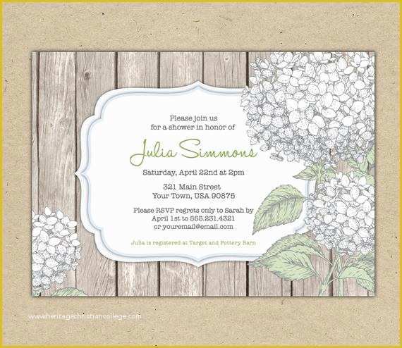 Free Printable Rustic Bridal Shower Invitation Templates Of Items Similar to Bridal Shower Invitation Customize