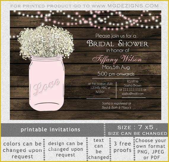 Free Printable Rustic Bridal Shower Invitation Templates Of Printable Bridal Shower Invitation Template Rustic Bridal