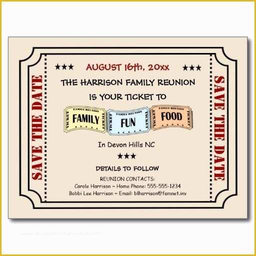 Free Printable Save the Date Family Reunion Templates Of 17 Best Images About Family Reunion Invitations On