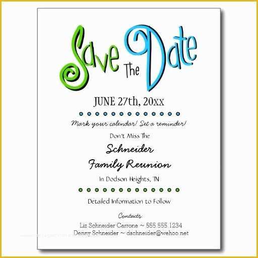 Free Printable Save the Date Family Reunion Templates Of 25 Best Ideas About Family Reunion Invitations On