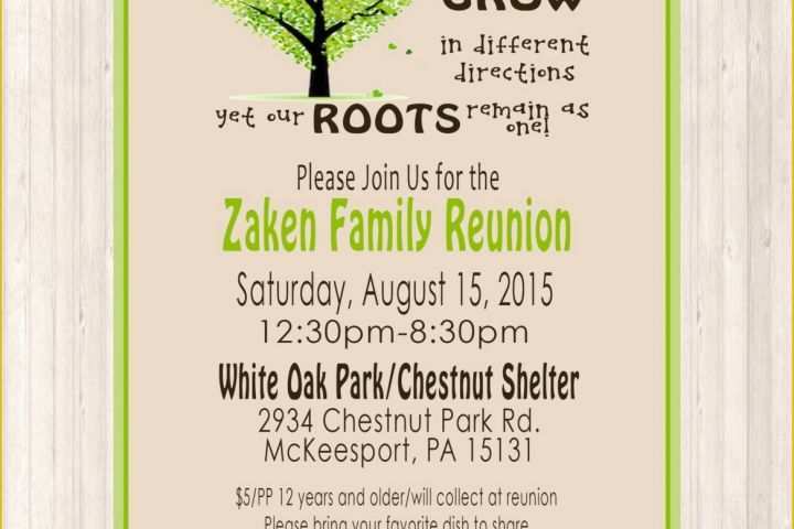 Free Printable Save the Date Family Reunion Templates Of Family Reunion Invite Printable Digital Invitation