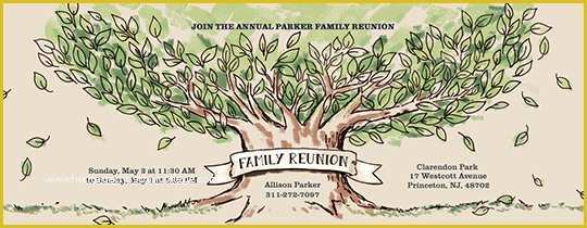 Free Printable Save the Date Family Reunion Templates Of Free Family Gathering Line Invitations