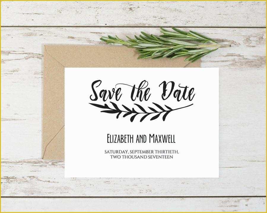 Free Printable Save the Date Invitation Templates Of Editable Save the Date Templates Rustic Save the Date