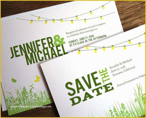 Free Printable Save the Date Invitation Templates Of Printable Wedding Invitation & Save the Date Template by