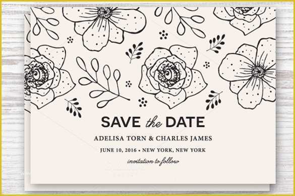 51 Free Printable Save the Date Invitation Templates