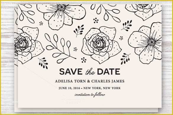 Free Printable Save the Date Invitation Templates Of Save the Date Postcard Template – 25 Free Psd Vector Eps