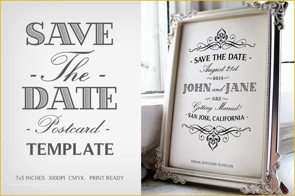 Free Printable Save the Date Invitation Templates Of Save the Date Postcard Template V 1 Invitation Templates