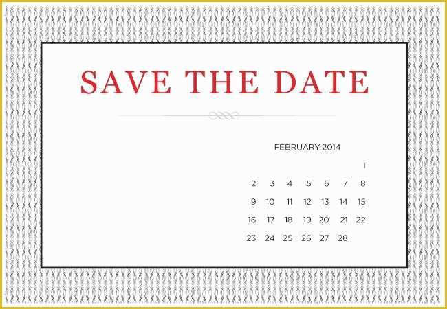 Free Printable Save The Date Calendar