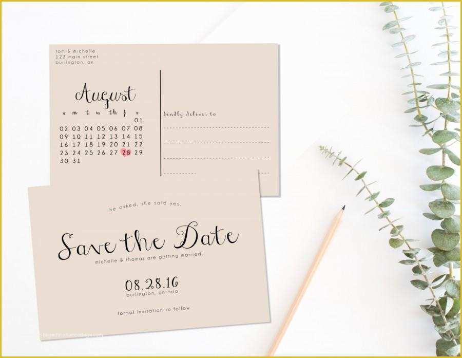 Free Printable Save the Date Templates Of Printable Save the Date Postcard Templates