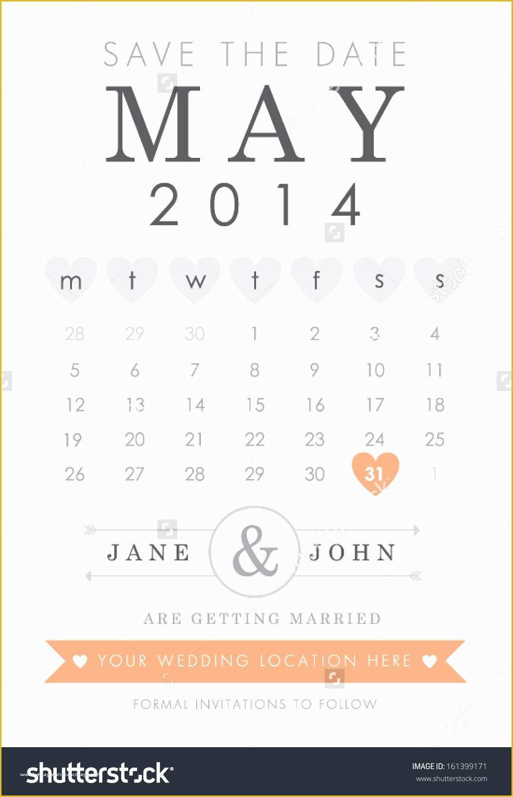 Free Printable Save the Date Templates Of Save the Date Calendar Template 2018 Calendar Save the