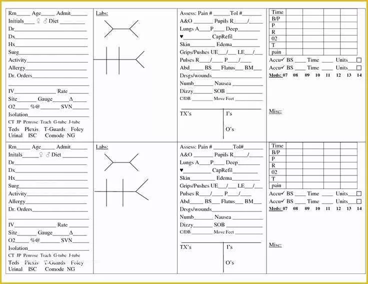 Free Printable Sbar Template Of 25 Best Ideas About Sbar On Pinterest